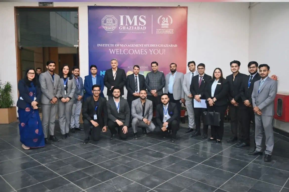 Students exchanging financial insights